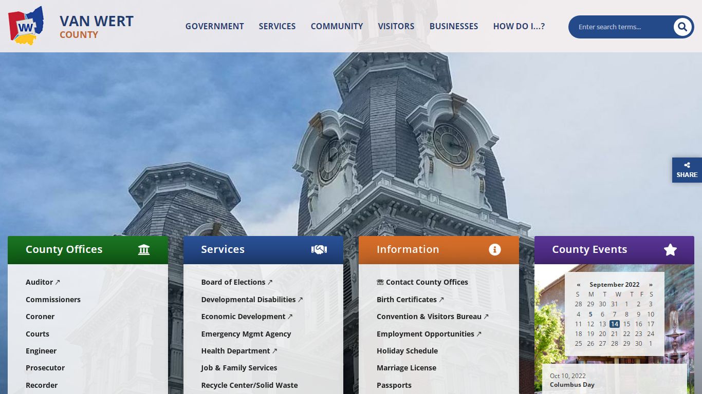 Van Wert County Website